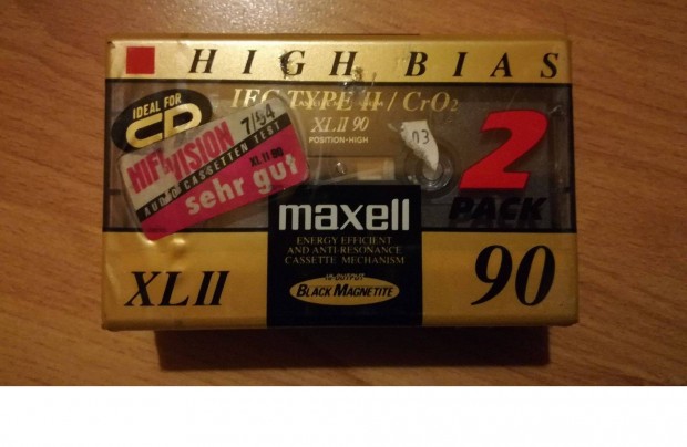 Maxell XL-II duopack bontatlan audió kazetta