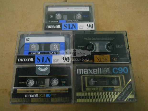 Maxell kazetták vegyesen 5db