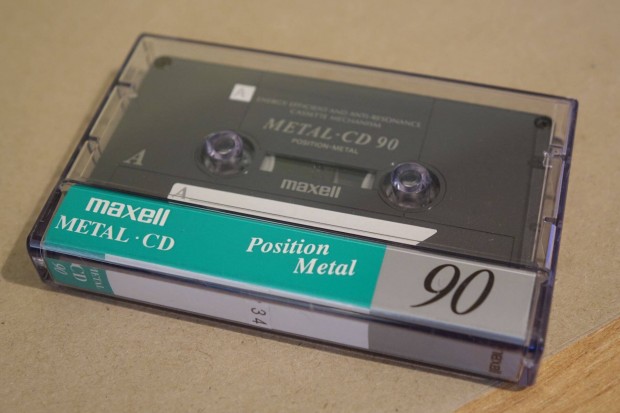 Maxell metal cd 90 kazetta