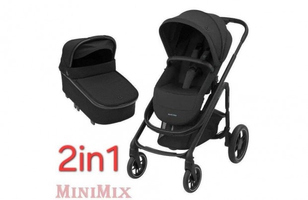 Maxi-Cosi Plaza + Essential Black multifunkcis 2in1 babakocsi