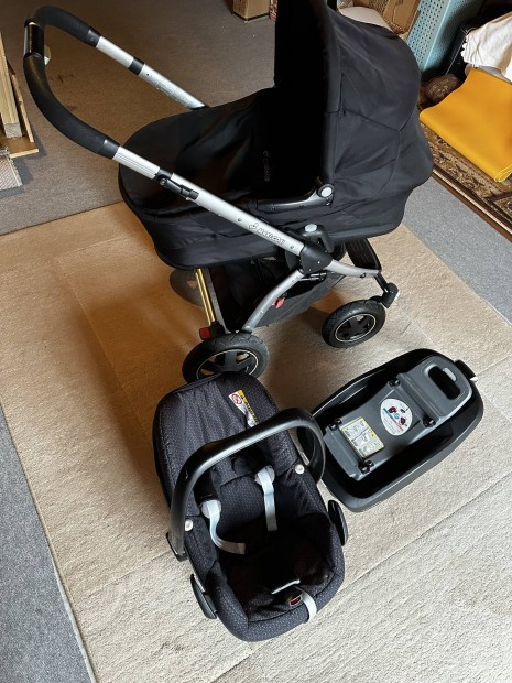 Maxi Cosi sszecsukhat babakocsi, mzeskosr, hordoz + isofix talp