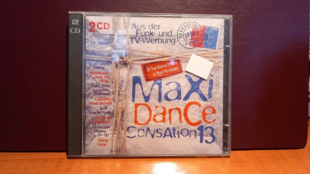Maxi Dance sensation 13. ( Dupla CD vlogats )
