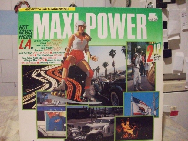 Maxi Power - Euro Italo Disco - dupla lemez - 16 maxi hossz verzi