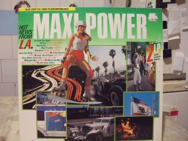 Maxi Power - Euro Italo Disco - dupla lemez - 16 maxi verzi
