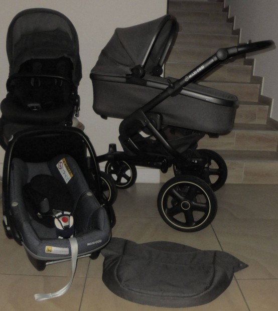 Maxi cosi nova babakocsi szett 3az1-ben ingyen szállítással