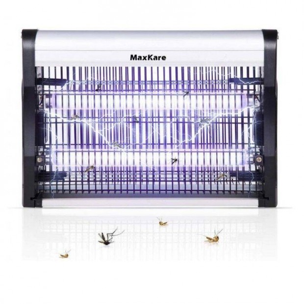 Maxkare Xhc-620AE elektromos rovarcsapda, 20W, 220V - fekete/szürke