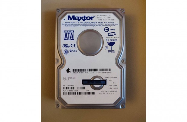 Maxtor 160 GB SATA HDD