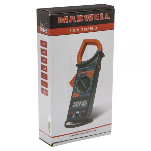 Maxwell MC25601 AC lakatfog multimter funkcikkal vadonatj dobozos