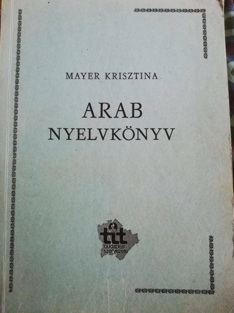 Mayer Krisztina Arab nyelvknyv