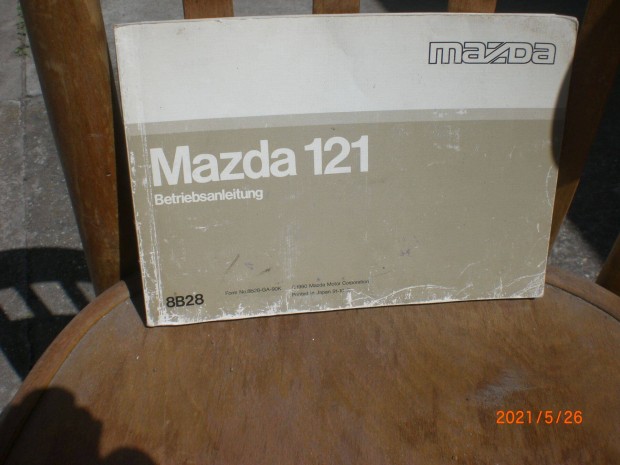 Mazda 121 kezelsi utasts