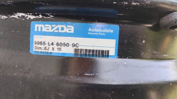 Mazda 15-ös acélfelni garnitúra 4 db