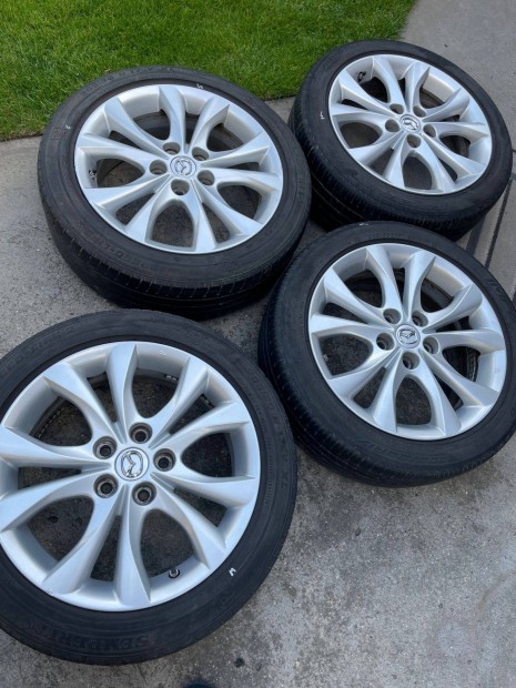 Mazda 17" alufelnis kerekek 5x114,3 körosztóra olcsón eladók