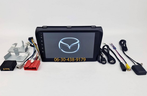 Mazda 3 2003-09 Android autrdi fejegysg gyri helyre 1-4GB Carplay