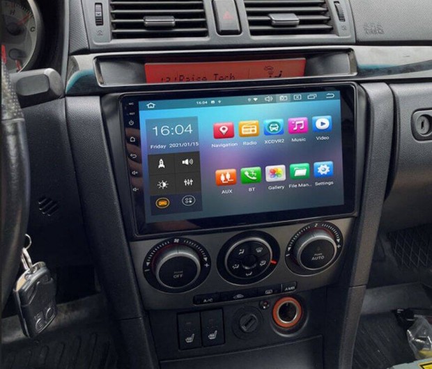 Mazda 3 2003- 2010 Multimdia Android GPS Rdi Tolatkamerval