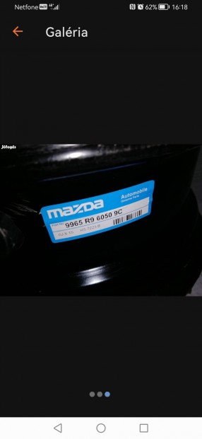 Mazda 3 615 coll lemezfelni 2013ig