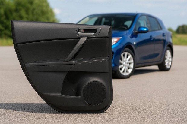 Mazda 3 BL jobb hátsó ajtókárpit, ajtóburkolat cikkszám BBM46853Zrh