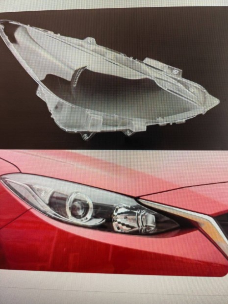 Mazda 3 BN jobb oldali Polikarbont lmpa bra