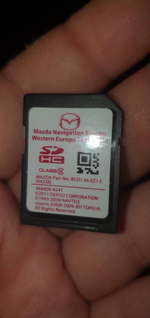 Mazda 3 Navig�cios k�rtya