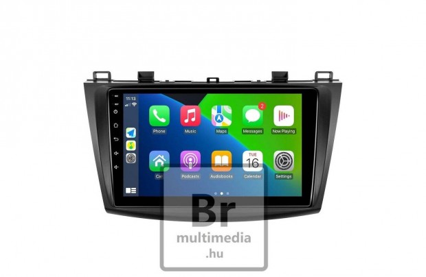 Mazda 3 Rádió Android Multimédia Navigáció Fejegység Carplay 2Din Hifi