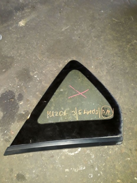 Mazda 3 -09 Bal Hátsó Fix Ablaküveg