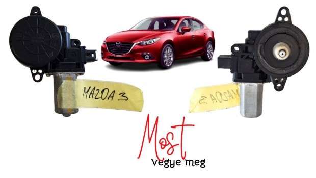 Mazda 3 ablakemel motor cikkszm D651588X