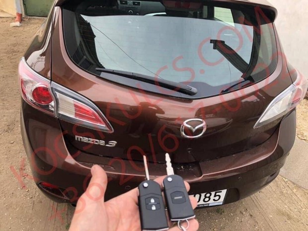 Mazda 3 autkulcs msols s programozs