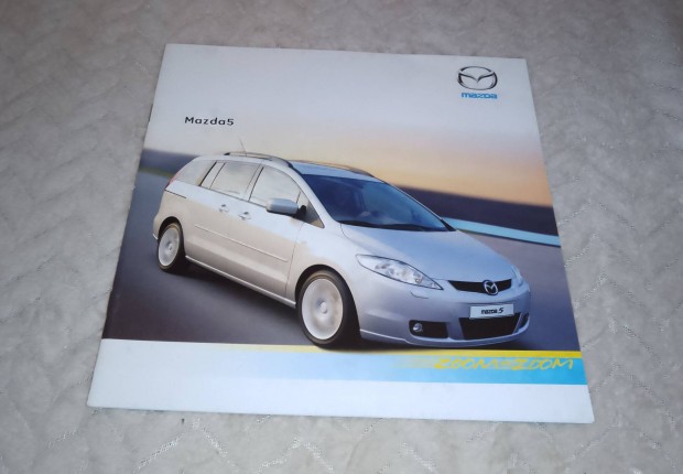 Mazda 5 (2005) magyar nyelv prospektus, katalgus.