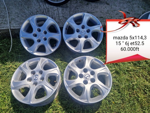 Mazda 5x114,3 15 col alufelni szett 