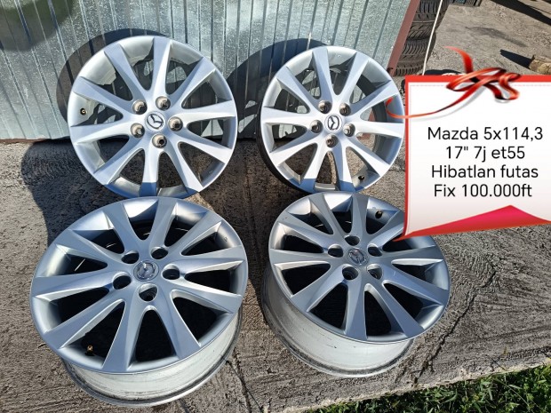 Mazda 5x114,3 17 col alufelni szett 