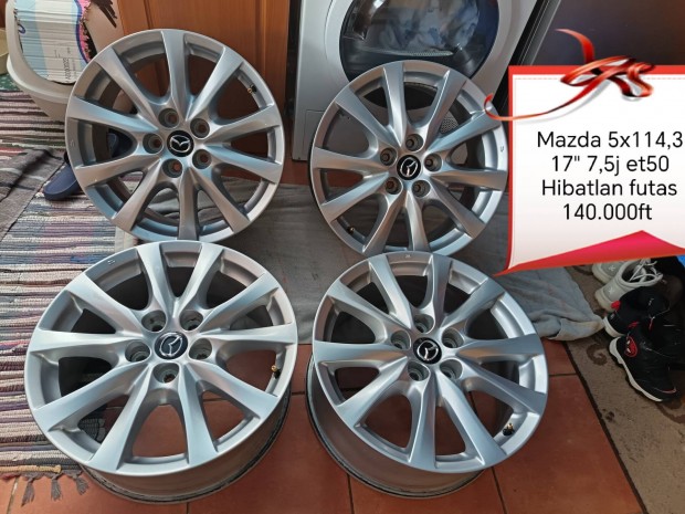 Mazda 5x114,3 17 col alufelni szett 