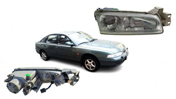 Mazda 626 Berlina jobb első fényszóró, sérült, cikkszám 10061614