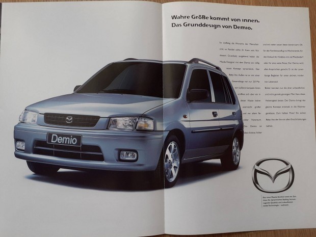 Mazda Demio prospektus - 1998, nmet nyelv