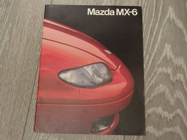 Mazda MX6 Prospektus katalógus