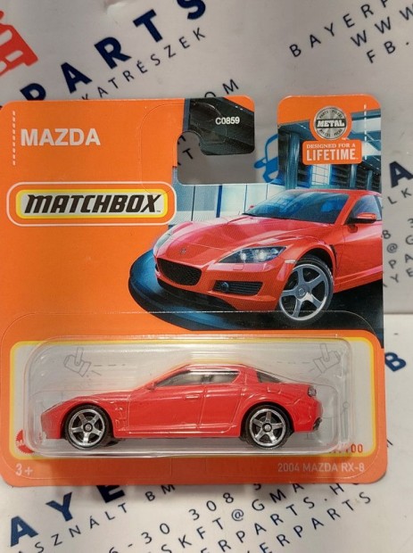 Mazda RX-8 (2004) - 49/100 - bliszteres -  Matchbox - 1:64