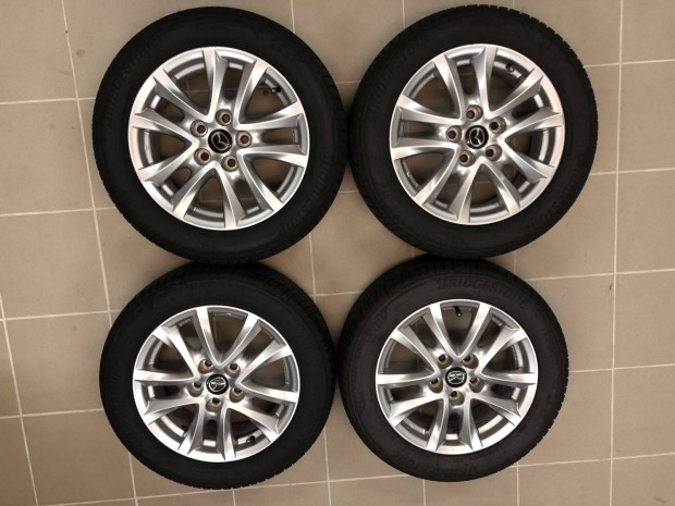 Mazda alufelni szett 5x114,3 j Brindgestone Turanza gumikkal