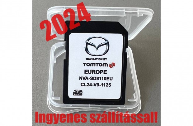 Mazda navigci frissts 2024 trkp SD krtya Tomtom