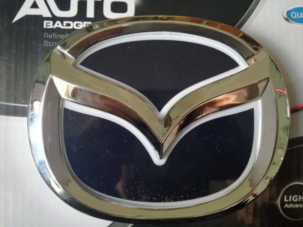 Mazda vilgit led emblma 125 x 98 mm