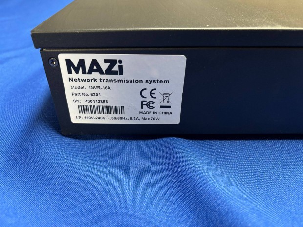 Mazi Invr-16A IP kamera rgzt 16 csatorns, hlzati rgzt Nvr