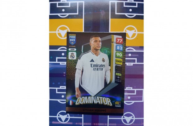 Mbapp (Real Madrid CF) Panini Fifa 365 2025 Dominator krtya