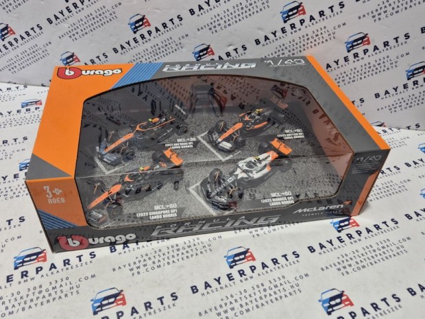 McLaren F1 szett - #4 Lando Norris - 2023 British GP - 2023 Singapore