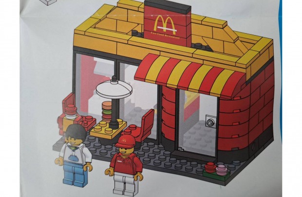 Mcdonalds Mini City ptjtk Lego kompatibilis