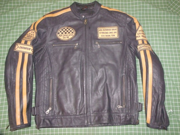 Mdm Fashion motoros bőrdzseki, 2XL méret, protektorokkal 42ezer