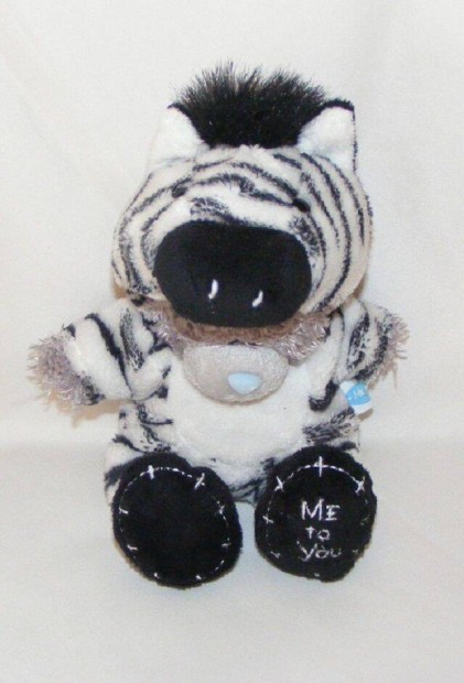Me to you plüss maci zebra jelmezben