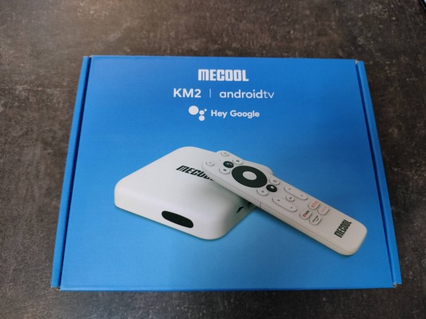 Mecool KM2 2/8GB Android TV okosító box media player új