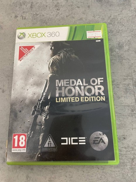 Medal Of Honour Limited Edition Xbox 360 jtkszoftver