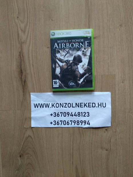 Medal of Honor Airborne Xbox One Kompatibilis eredeti Xbox 360 jtk
