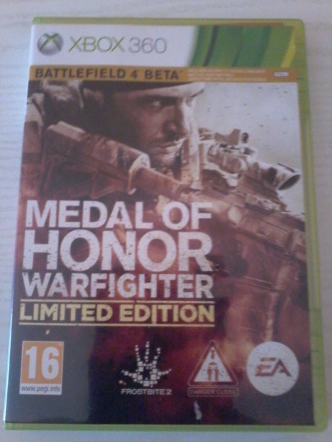 Medal of Honor Warfighter Xbox 360 jtk elad.(nem postzom)
