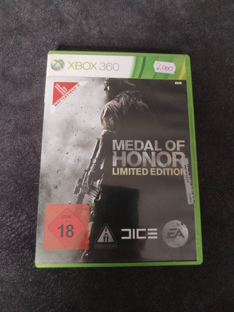 Medal of Honor Xbox 360 jtk 