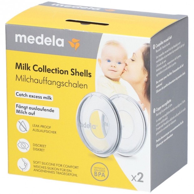 Medela anyatejgyjt kagyl 2 db OUTLET termk