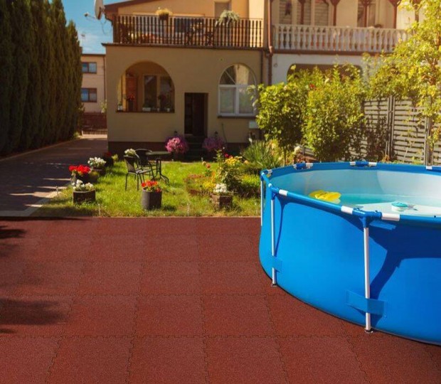 Medence alá gumilap, Puzzle Home 20 vörös, burkolatok országos szállít